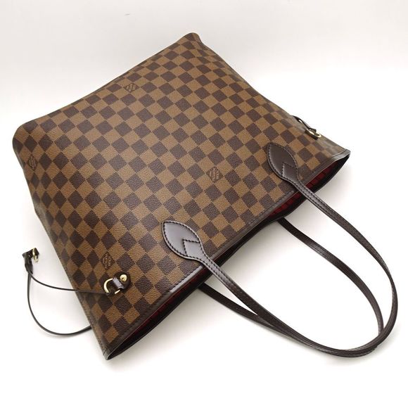 Louis Vuitton Damier Neverfull MM Ebene Tote Bag Brown - Picture 4 of 8